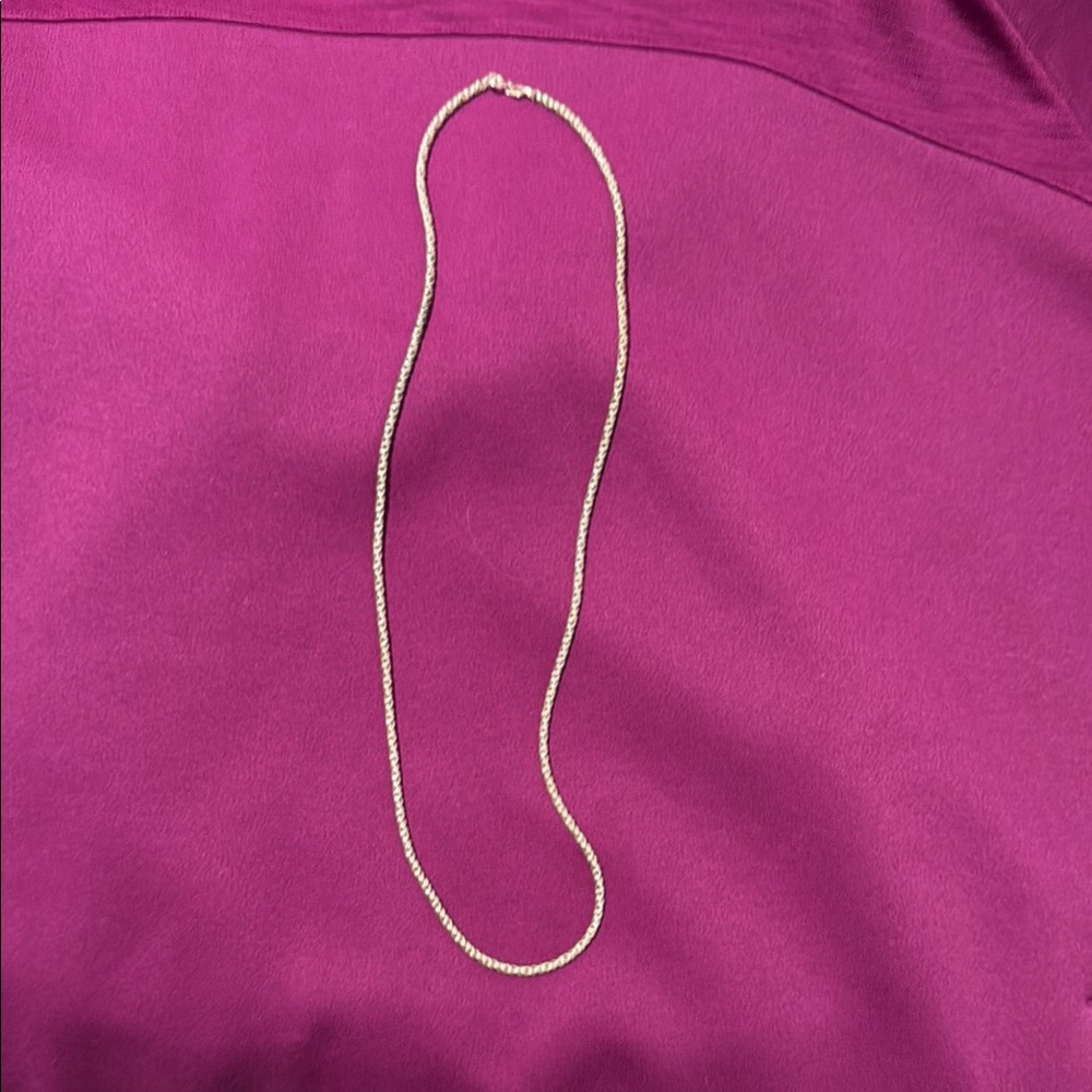 Elegant Sterling Silver Necklace
